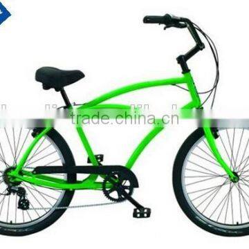 factory price 26 inch 7 speed beach cruiser bike for men made in Hangzhou China