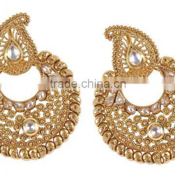 Indian Bollywood Style Chaandbaala Earrings photo-3