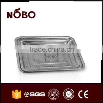 Cheap Stainless Steel Stock Restaurant Plate Kitchen Plate photo-3