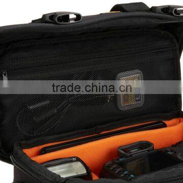 Large DSLR Gadget Bag China Supplier , Orange Interior photo-3