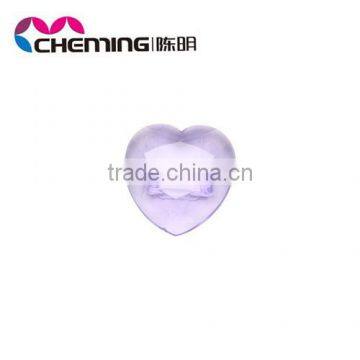 coiorful loose crystal heart acrylic bead