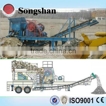 Movable/ Mobile Primary Jaw Crusher Plant