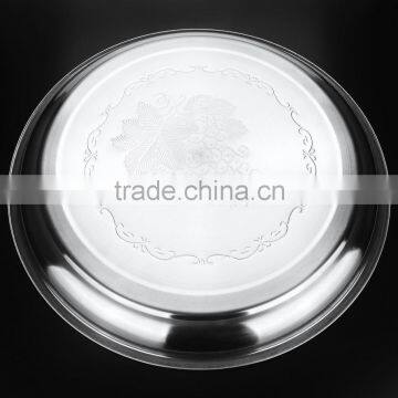 Wholesale New China Tableware Stainless Steel Steak Plate photo-6