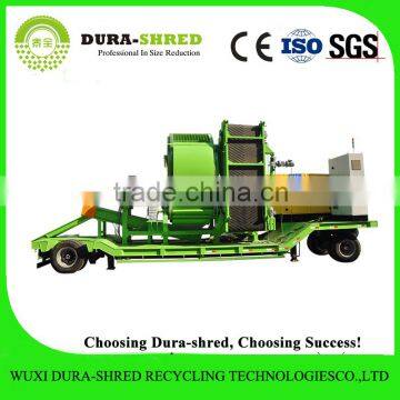 Dura-shred American standard quality portable tire shredder