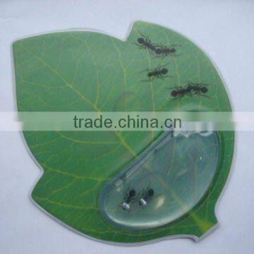 leaf shape mouse pad with floaters