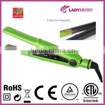 1" Keratin Ionic professional hair straightener for black hair Direct Factory CE ROHS CB CTUVUS