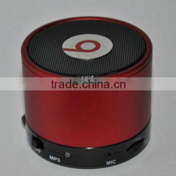 wireless microphone mini speaker,mini bluetooth speaker think box and instruction