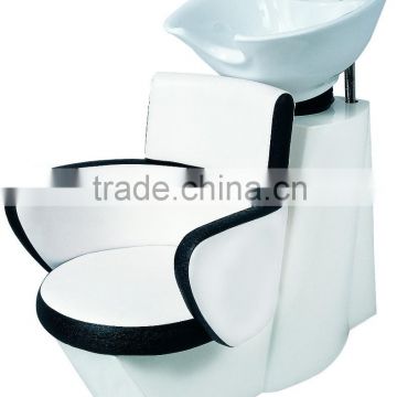 professional salon beauty shampoo chair; durable shampoo chair with sink