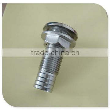 1/2" 316 Stainless Steel Mushroom Head Thru-hull Fitting for Hose Barb