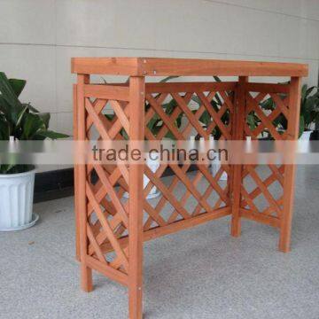 wooden air conditioner cover