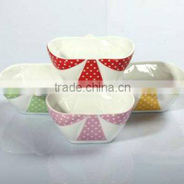 Ceramic Apple Dish Snack Dish Dessert Dish