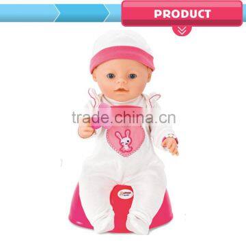 Guangdong Popular 42cm Lovable Pee Reborn Baby Dolls With Moving Eyes photo-3