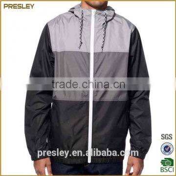 Cheap nylon waterproof windbreaker hoodie souvenir jacket with OEM service