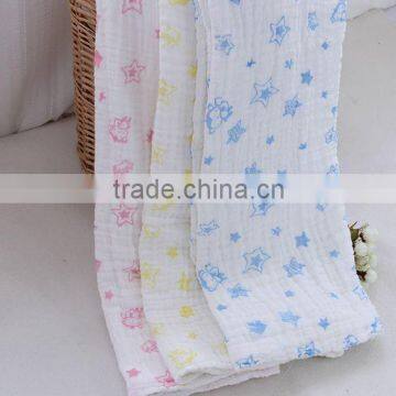 China Wholesale Medical Grade105x105cm Cotton Gauze Wrapped Baby 6 Layer Muslin Blanket Supplier's Choice photo-2