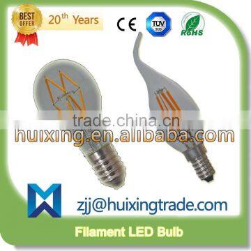 Dimmable 2W 4W 8W E14 E27 B22 Filament LED Bulb