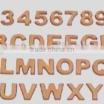 wooden number&letter (wooden crafts in laser-cutting & engraving)