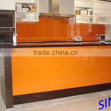 China Factory 3mm French Green Water-resistant Lacquered Glass photo-3