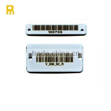 2014 personalized stainless steel engraving barcode name tags