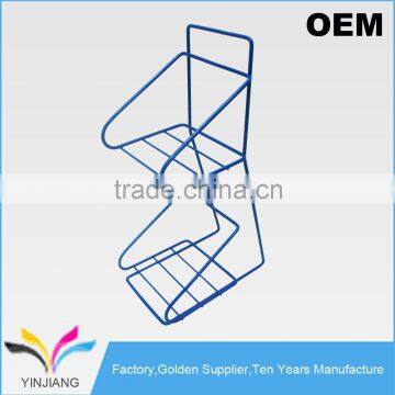 OEM Design 2 Tiers Metal Counter Candy Display Rack for Retail Shop