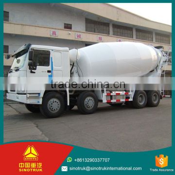 High Quality 8X4 concrete mixer truck for sale / 31t 14600 curb weight self loading concrete mixer truck