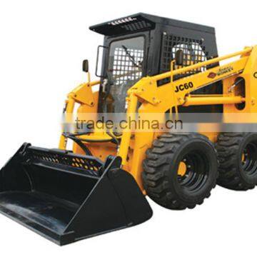 Wheel Skid Steer JC60 mini skid steer loader(Bucket Capacity: 0.4-0.5m3, Operating Weight: 700kg)