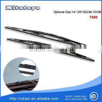 wiper blade rubber strip, universal metal wiper blade T650