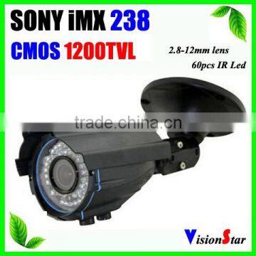 Outdoor Security Camera Systems 1200TVL 1/3"SONY IMX238+AVS05P Infrared IR Cut Waterproof CCTV Camera Varifocal Lens Camera photo-2