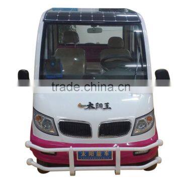 2014 hot sell high quality solar electric car electric vehicle electric rickshaw by solar power&battery