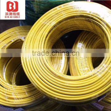 300/500V single-core non-sheathed cable with flexible conductor electric wires