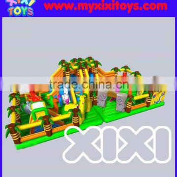 Jungle inflatable playground for kids, giant inflatable fun city for adults                        
                                                Quality Choice