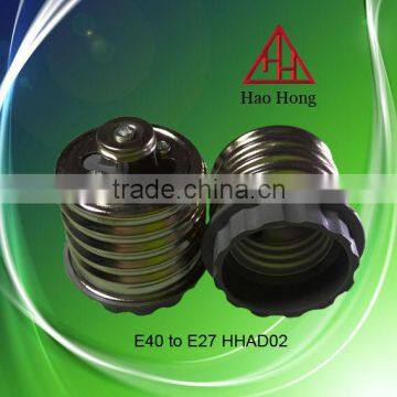 HAOHONG plastic E40 to E27 lamp base adaptor