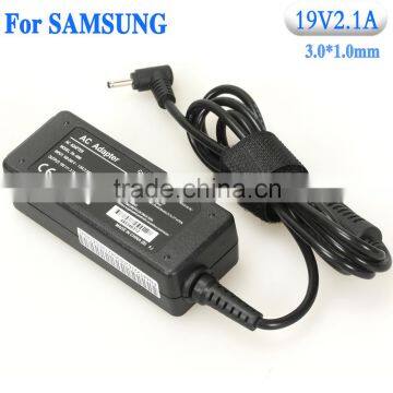 19V 2.1A ac laptop adapter external laptop battery charger for Samsung
