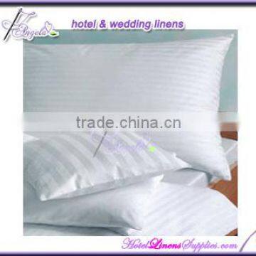 hotel pillow cases, pillow covers, white pillow cases in stripe-wholesale price