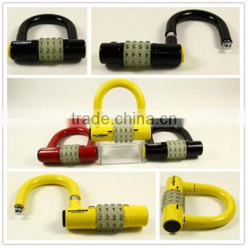 New Model Zinc Alloy Mini Combination U Shape Lock