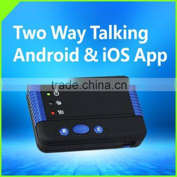 Bicycle gps tracker mini with sos button and two way talking