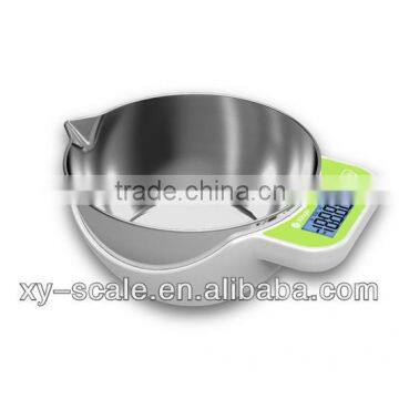 Electronic Kitchen Scale With Stailess Steel Bowl Kitchen Scale Food Scale
