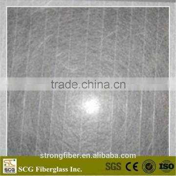 Fiberglass roofing tissue for battery separator