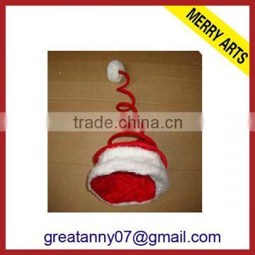 Wholesale New Style Christmas Decoration Red and White Christmas Spring Snapback Hat for Christmas Sale