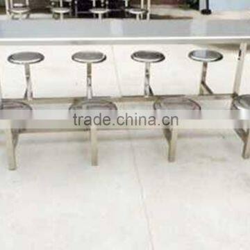 304 modern square stainless steel dining table