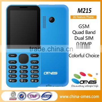 OMES Feature Phone M215 2.4 inch 2G GSM mobile phone wholesale