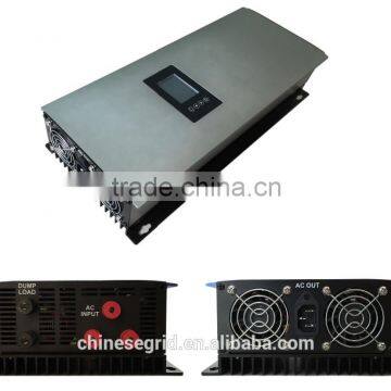 2nd Generation,2000W Wind power grid tie inverter,on grid inverter Model SUN-2000G2-WAL-LCD