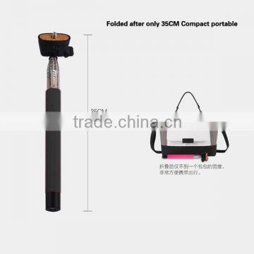 Extendable Folding Wired Selfi Selfie Stick Phone Camera Monopod Self-Pole for IPhone Android