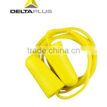 Deltaplus individually plastic bag of 2 with plastic cord foaming ear plugs