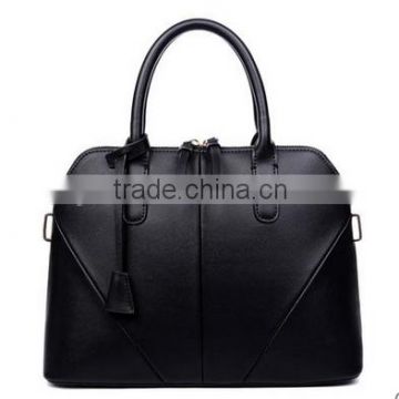 Business Use PU Leather Youth Fashion Shell Shape Handbag