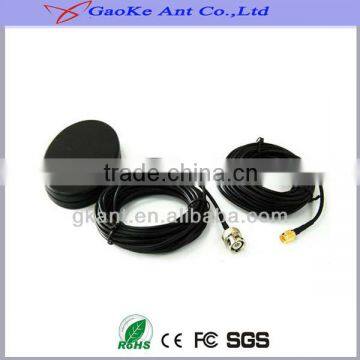 gps gsm antenna,gps antenna 2 cables with SMC and SMA connector