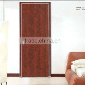 Wood style aluminium decorative room divider door