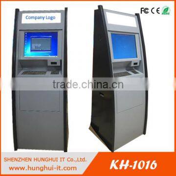 China manufacturer new design floor-standing touch screen cash and coin payment kiosk