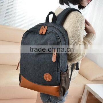 high quality canvas saddle bags motorcycle for university student