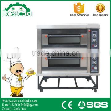 Good Quality Automatic 2 Deck 6Trays Gas Deck Oven