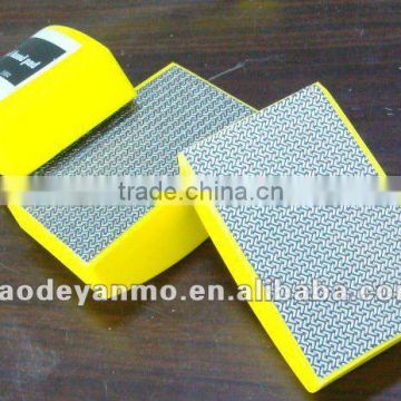 diamond polishing pad for glass and stone